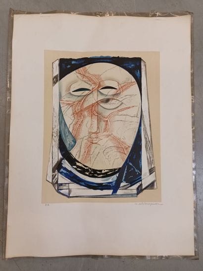 Henri de WAROQUIER, 
Deux lithographies signées
L'une...