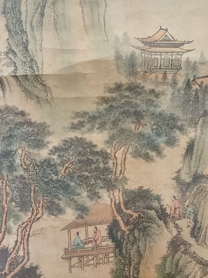 Encre et estampe sur papier, XIXème s.
132...