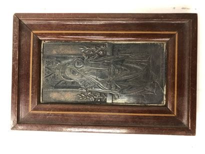 Lot d'objets de dévotion comprenant deux...