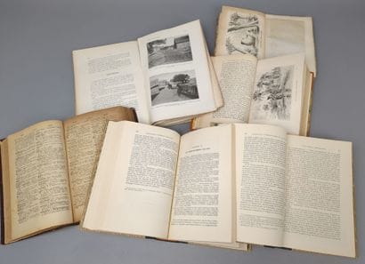 Lot de 5 ouvrages en 6 volumes sur Madagascar:

1.	BOUDOU...