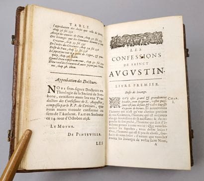 [SAINT-AUGUSTIN]. Les Confessions de Saint-Augustin...