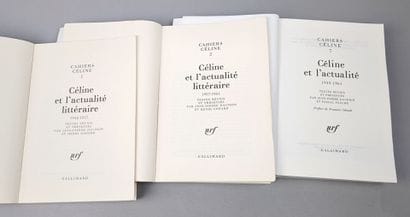 [Céline]. CAHIERS CÉLINE. Paris, NRF- Gallimard,...