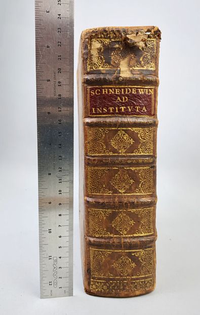 [Droit]. SCHNEIDEWEIN (Johann). Joannis Schneidewini...