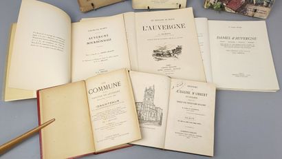 [Auvergne]. Un ensemble de 8 volumes:
1/...