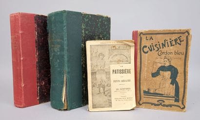 [Cuisine] [Pâtisserie]. Réunion de 4 volumes...