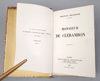 MAINDRON (Maurice) : Monsieur de Clérambon....