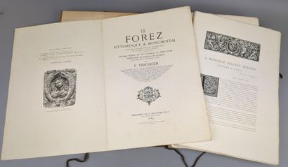 THIOLLIER (Félix). Le Forez pittoresque &...