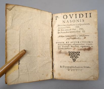[OVIDE]. P. Ovidii Nasonis. Heroidum Epistolae...