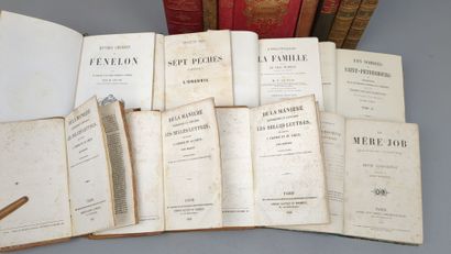 Un ensemble de 16 volumes du XVIIIe ou XIXe,...
