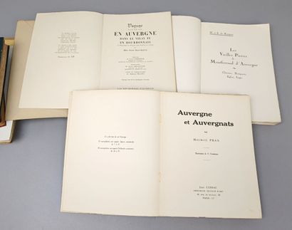 [Auvergne]. Un ensemble de 8 volumes:
1/...