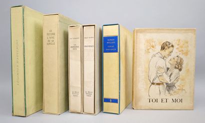 [Illustrés modernes]. Réunion de 6 volumes...