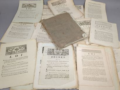 [Révolution Française]. Un fort lot de lois...