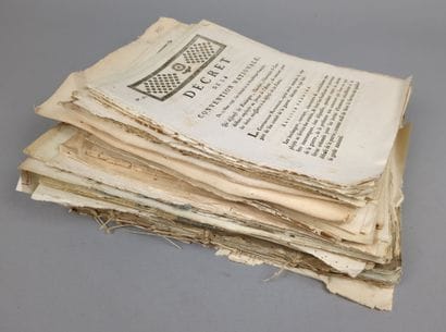 [Révolution Française]. Un fort lot de lois...
