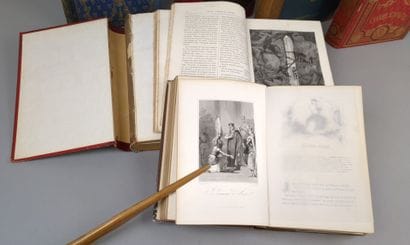 Un ensemble de 7 volumes in-4 illustrés et...