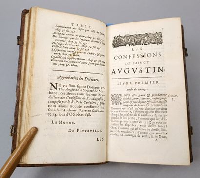 [SAINT-AUGUSTIN]. Les Confessions de Saint-Augustin...