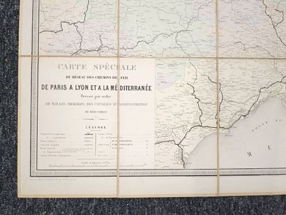 [P.L.M.]. POTIQUET (Alfred). Carte spéciale...