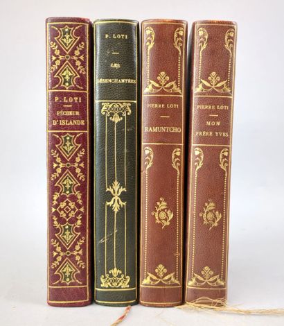 LOTI (Pierre). Réunion de 4 volumes in-12...