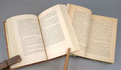 [Littérature]. Réunion de 2 volumes in-8...