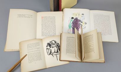Littérature et Livres illustrés. Un ensemble...