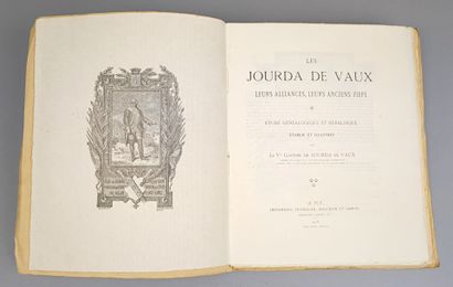 JOURDA de VAUX (Gaston de). Les Jourda de...