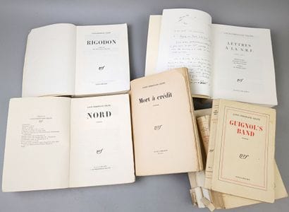 [Céline]. Réunion de 8 volumes in-12 ou in-8...