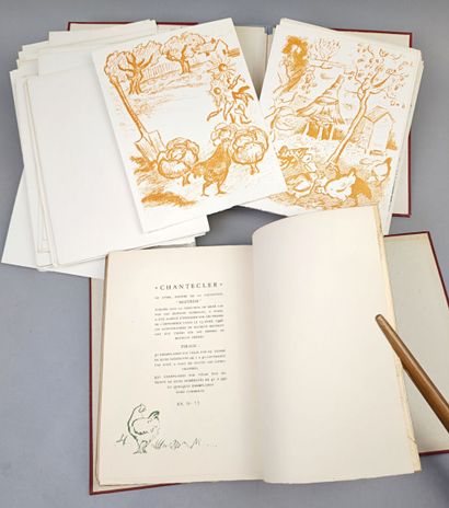 ROSTAND (Edmond). Chantecler. Lithographies...