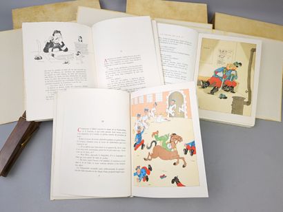 COURTELINE (Georges). Réunion de 3 volumes...