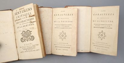 LA BRUYERE. Les Caractères. Amsterdam, chez...
