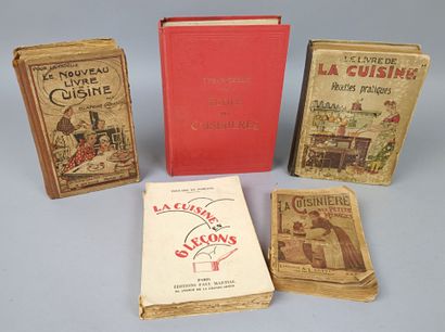 [Cuisine]. Réunion de 5 volumes (accds):
1/...