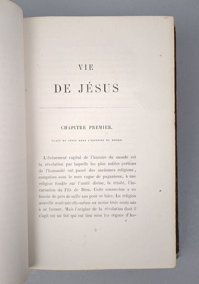 RENAN (Ernest) : Vie de Jésus. Paris, Michel...