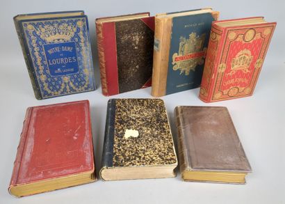 Un ensemble de 7 volumes in-4 illustrés et...