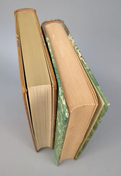 [Littérature]. Réunion de 2 volumes in-8...