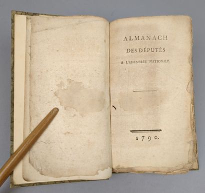 [Révolution Française]. Almanach des députés...