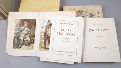 [Illustrés modernes]. Réunion de 6 volumes...