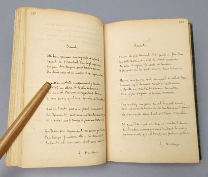 [Manuscrit]. Choix de Poésies. (circa 1860)....