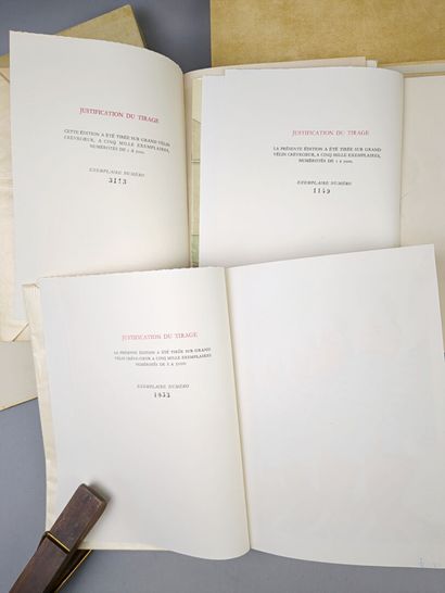 COURTELINE (Georges). Réunion de 3 volumes...