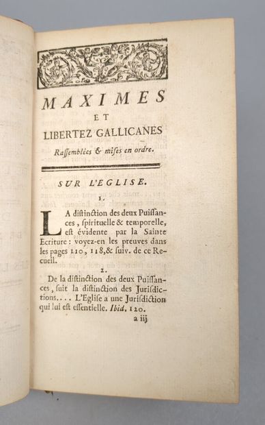 [Gallicanisme]. Réunion de 3 textes en 1...