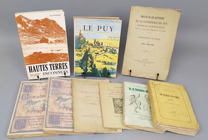 [Haute-Loire] [Velay]. Réunion de 9 volumes...