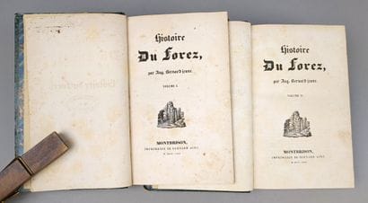 [Forez]. BERNARD JEUNE (A.). Histoire du...
