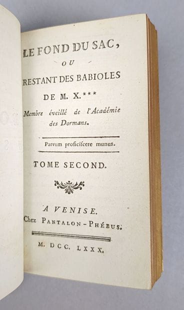 [NOGARET (Félix)]. Le Fond du sac ou Restant...