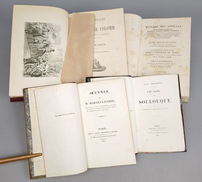 Lot de 4 ouvrages sur les Antilles:

1/	ROSELLY...