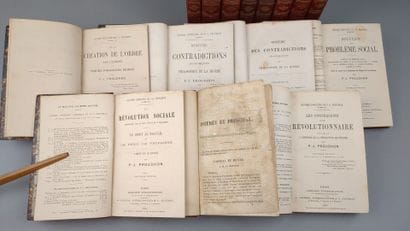PROUDHON (P.J.). OEuvres complètes. Série...