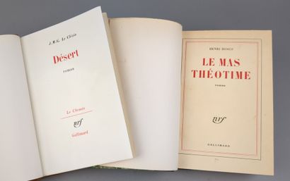 [Littérature]. Réunion de 2 volumes in-8...