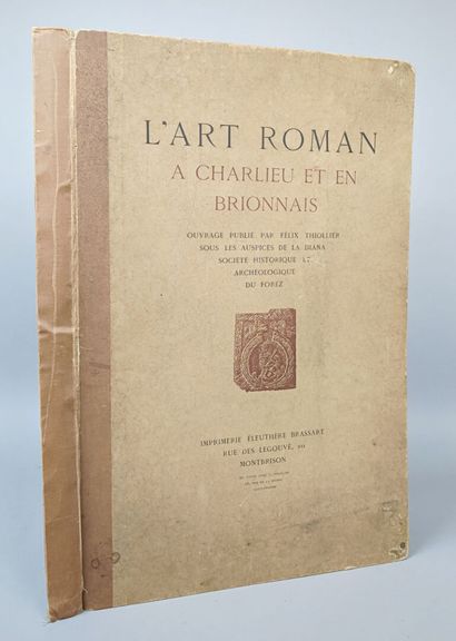 THIOLLIER (F). L'art roman à Charlieu et...