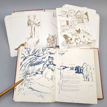 ROSTAND (Edmond). Chantecler. Lithographies...