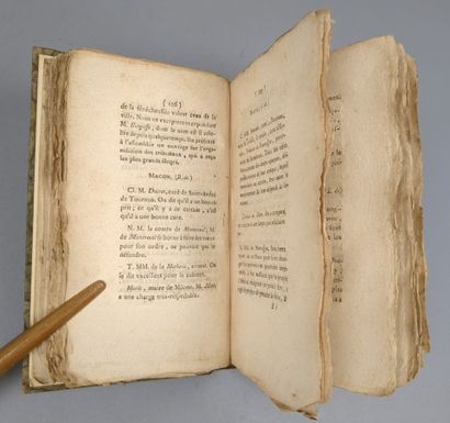 [Révolution Française]. Almanach des députés...