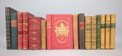 Un ensemble de 16 volumes du XVIIIe ou XIXe,...
