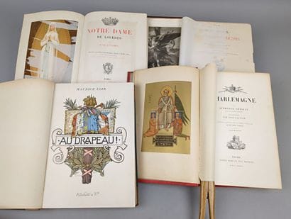 Un ensemble de 7 volumes in-4 illustrés et...
