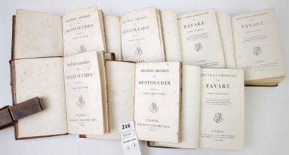 Un ensemble de 7 volumes in-16 bien reliés...