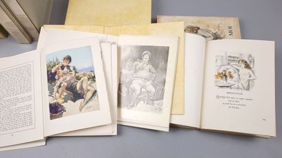 [Illustrés modernes]. Réunion de 6 volumes...